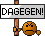 Dagegen (Schild) Dagegen (Schild)