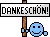 Dankeschön (Schild) Dankeschön (Schild)