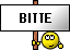 Bitte (Schild)