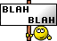 Blah blah (Schild)