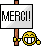 Merci (Schild) Merci (Schild)