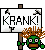 Krank! (Schild) Krank! (Schild)