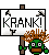 Krank! (Schild)